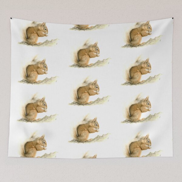 Item preview, Red squirrel designed and sold by RozThompsonArt.