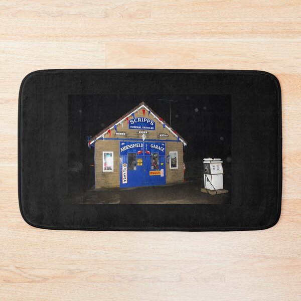 Item preview, "Aidensfield Garage" at night. designed and sold by Billlee.
