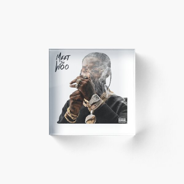 Pop Smoke Meet The Woo Acrylic Block