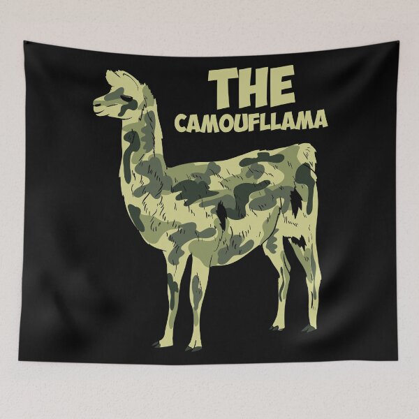 Item preview, The Camoufllama - Funny Camoflage Llama Gifts designed and sold by Sandra78.