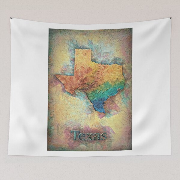 Item preview, Digital Pen and Ink Map Of Texas - Get This designed and sold by AlanPhotoArt.