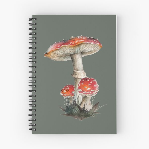 Item preview, Fly agaric, watercolour designed and sold by red-fox-child.
