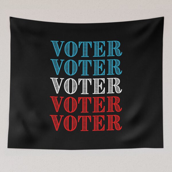 Item preview, Voter 2020 Election Vote Voting Election White Red Blue design designed and sold by CreatedByHeidi.