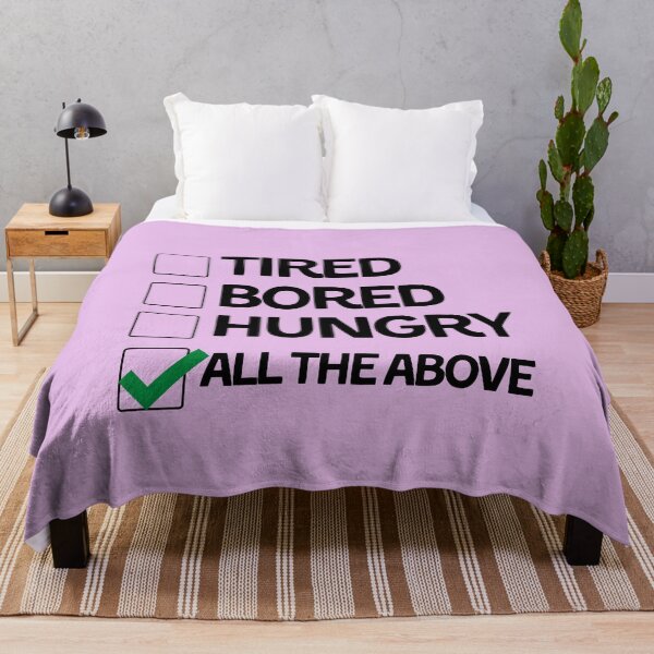 Item preview, Tired. Hungry. Bored designed and sold by Sweetsavy.