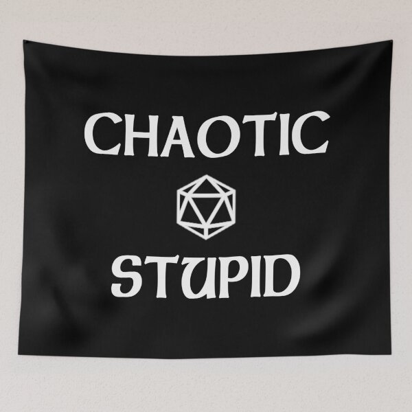 Item preview, D&D Chaotic Stupid designed and sold by DrunkPolarBear.