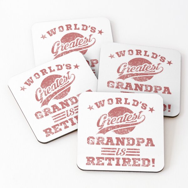 Item preview, World's Greatest Retired Grandpa designed and sold by thepixelgarden.