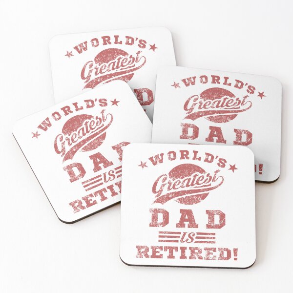 Item preview, World's Greatest Retired Dad designed and sold by thepixelgarden.