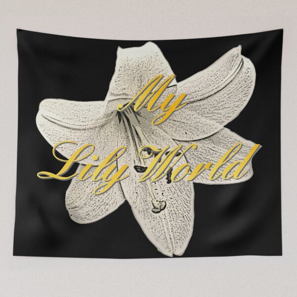 Item preview, my Lily World, lilies, flower shirts, spring fashion women designed and sold by Kirei-Lily.