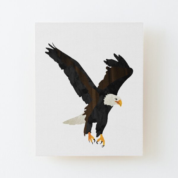 Eagle - Laudea Martin Wood Mounted Print