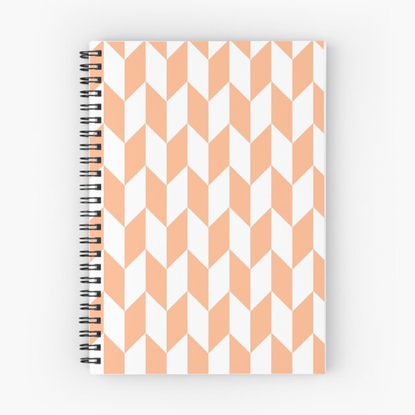 Item preview, Peach Thick Offset Chevrons designed and sold by ImageNugget.