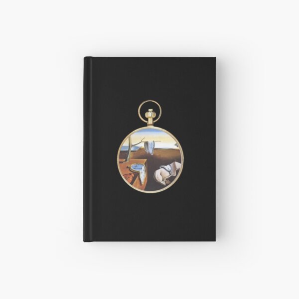 The Persistence of Memory put into a Pocket Watch Hardcover Journal