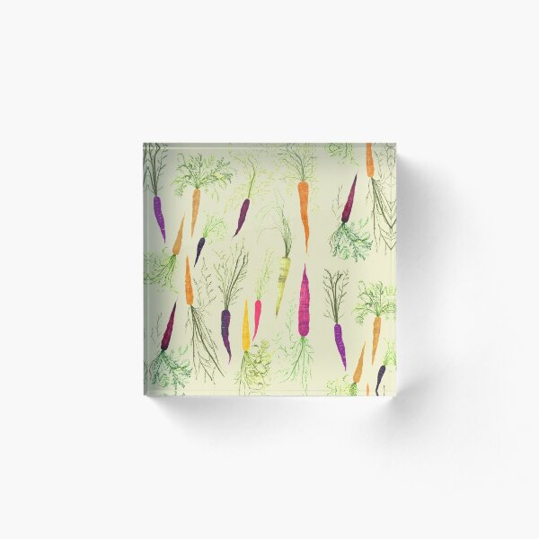 Carrots Acrylic Block
