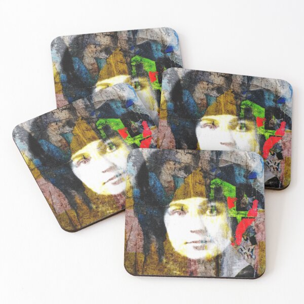 Aperçu de l'œuvre Marina Tsvetaeva Poète Auteur Portrait Collage créée et vendue par Anna Lemos.