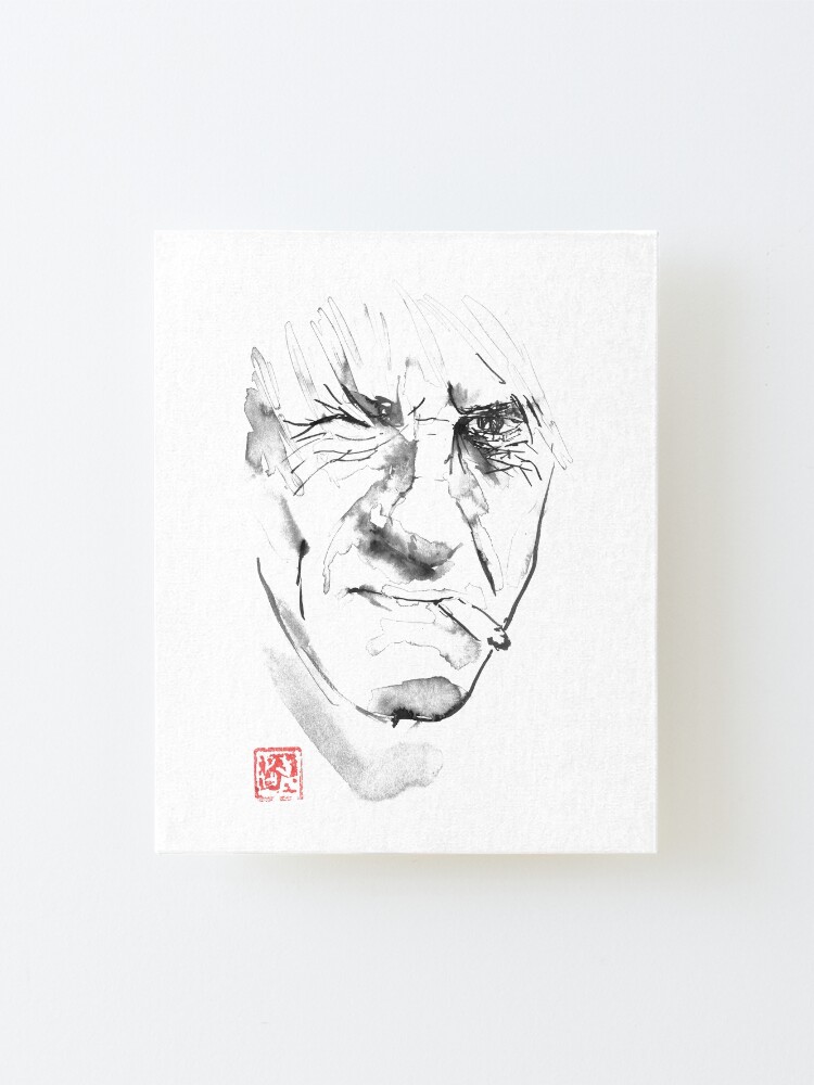 Alternate view of Gérard Depardieu Mounted Print