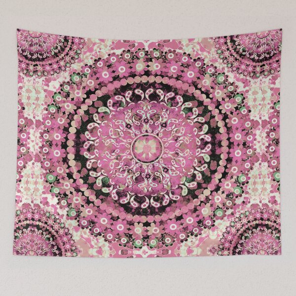Item preview, Boho Mosaic Mandala Pink designed and sold by Nina May Designs.
