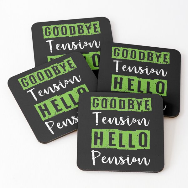 Item preview, Goodbye Tension Hello Pension designed and sold by MagicSD Designs.