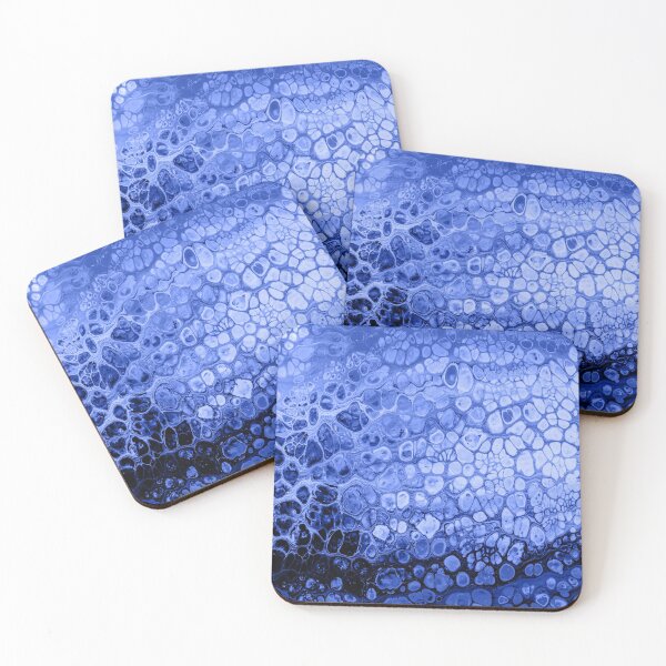 Item preview, Blue Liquid Bubble Abstract designed and sold by thesnowwhyte.