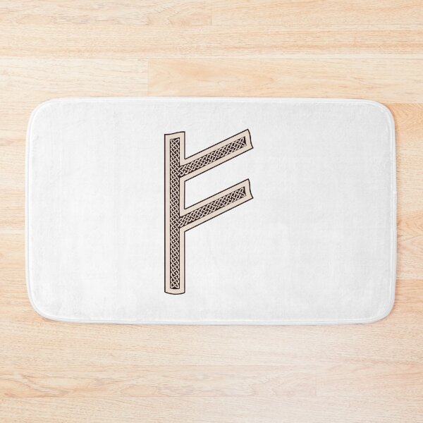 Item preview, Fehu Rune - Bone and Burnt Wood - Viking / Norse / Saxon Futhark Rune designed and sold by SolarCross.