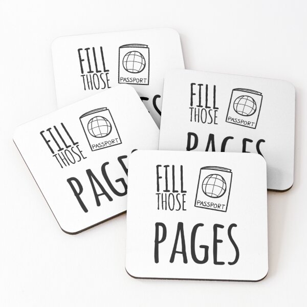 Artikelvorschau, Fill those passport pages entworfen und verkauft von Nooksapparel.