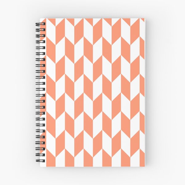 Item preview, Coral Thick Offset Chevrons designed and sold by ImageNugget.