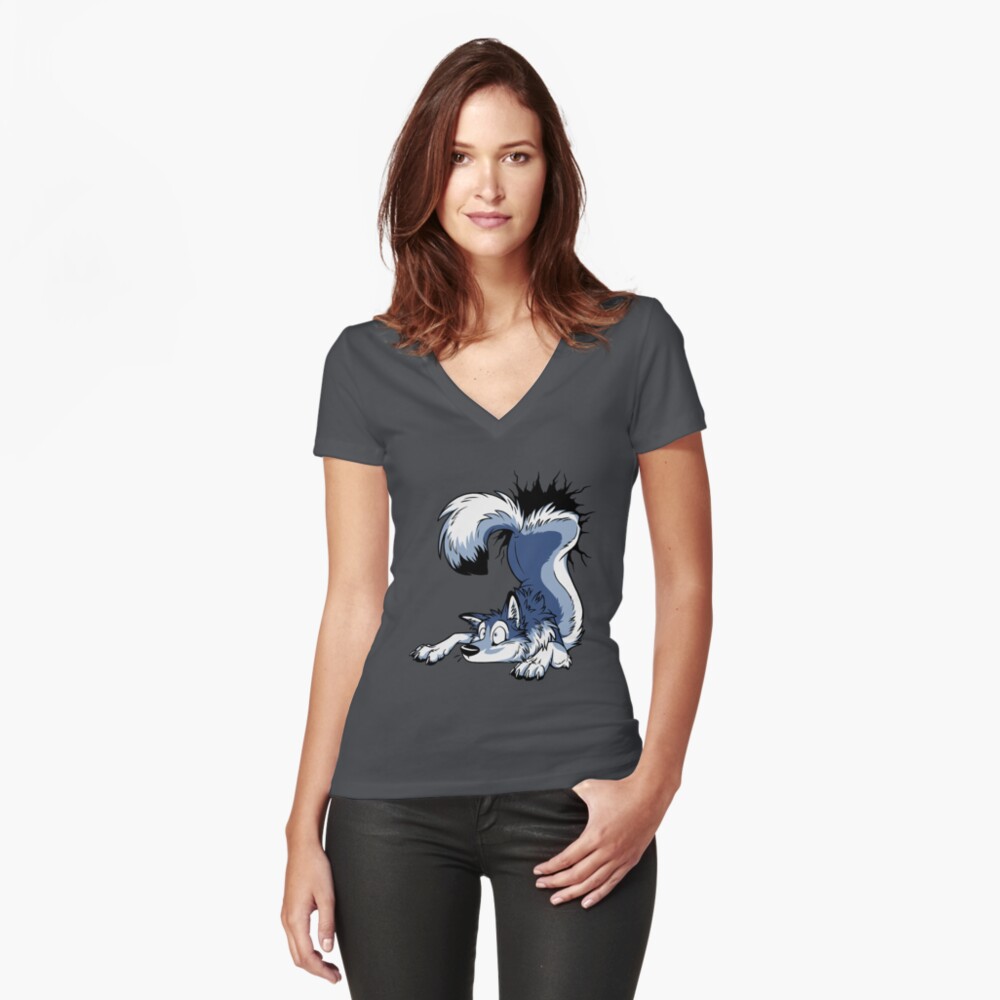 Item preview, Fitted V-Neck T-Shirt designed and sold by tanidareal.