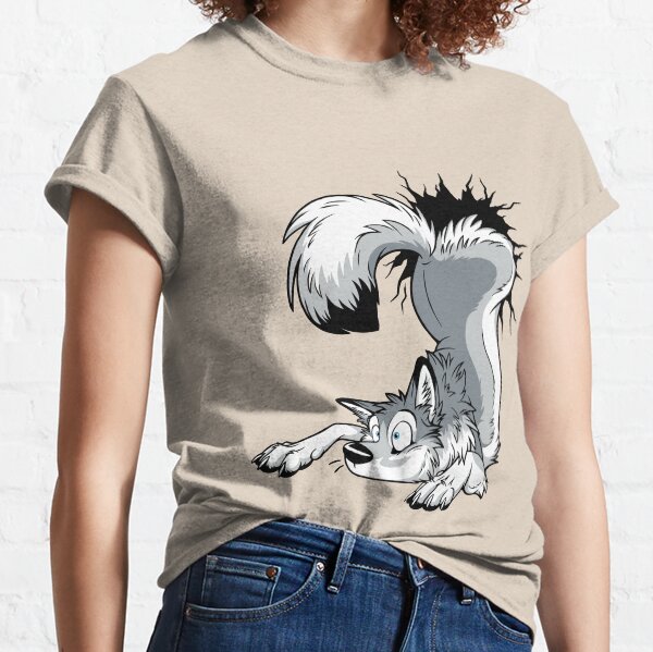 UN-STUCK Grey Husky Classic T-Shirt