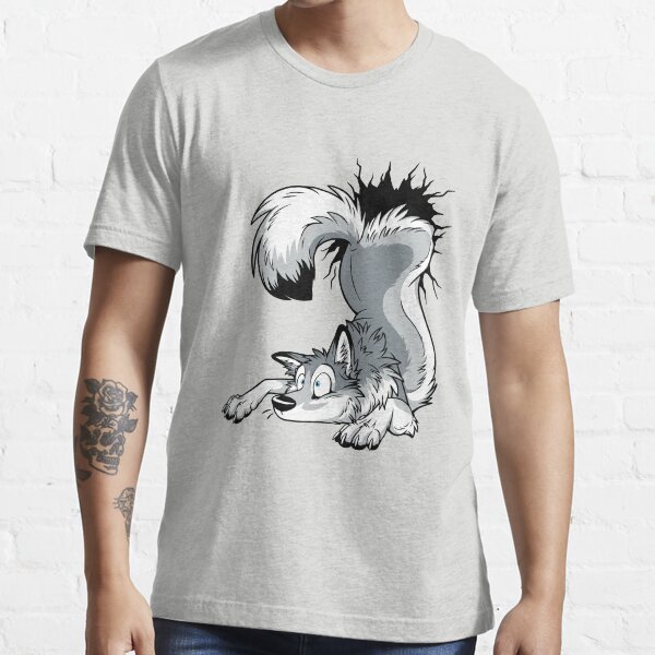 UN-STUCK Grey Husky Essential T-Shirt