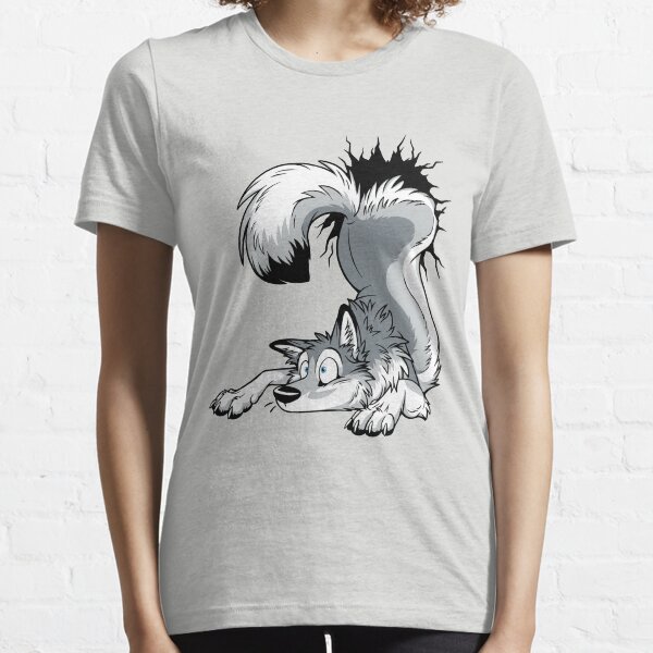 UN-STUCK Grey Husky Essential T-Shirt