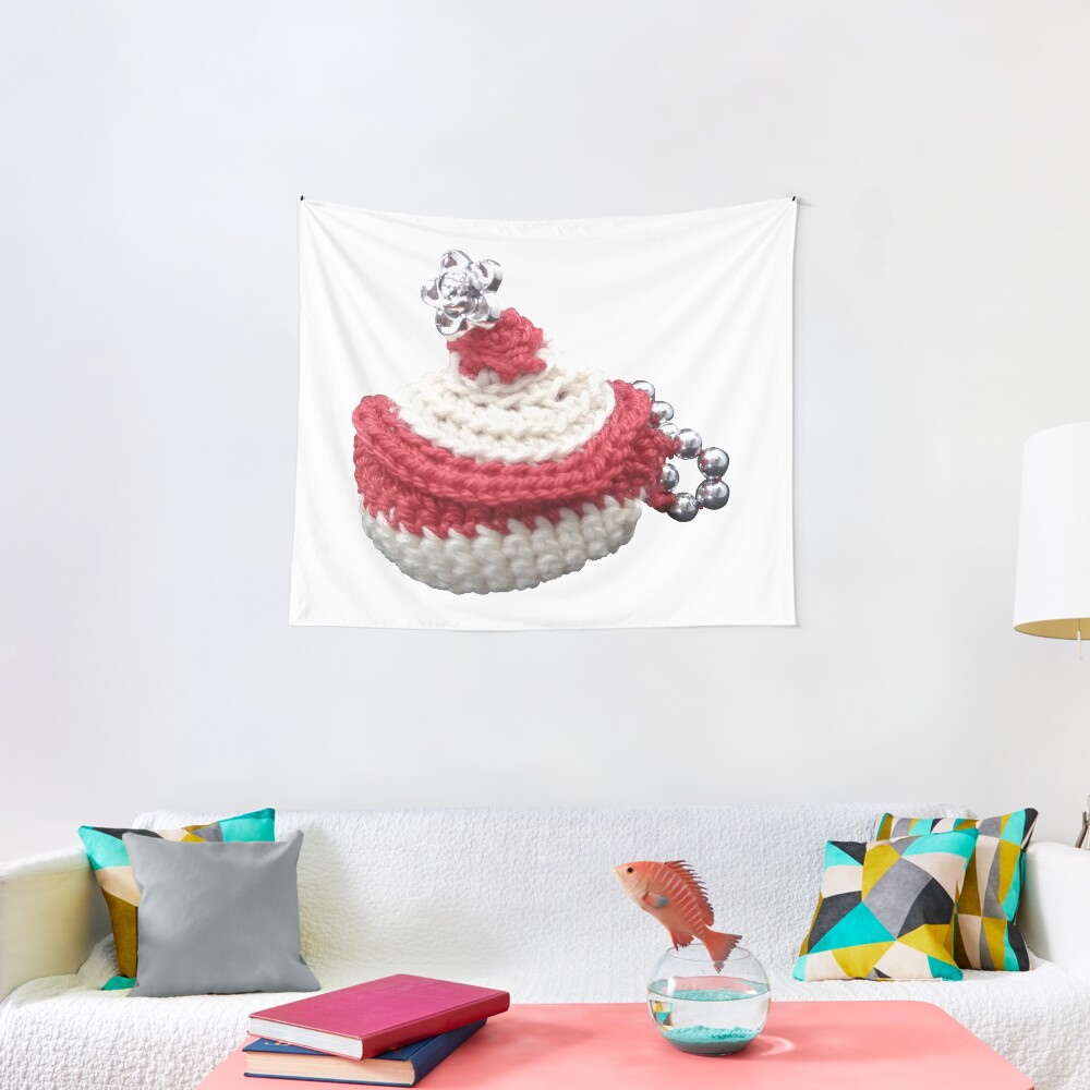 Tentures « Création en crochet, mini panière à perles, Vata»
