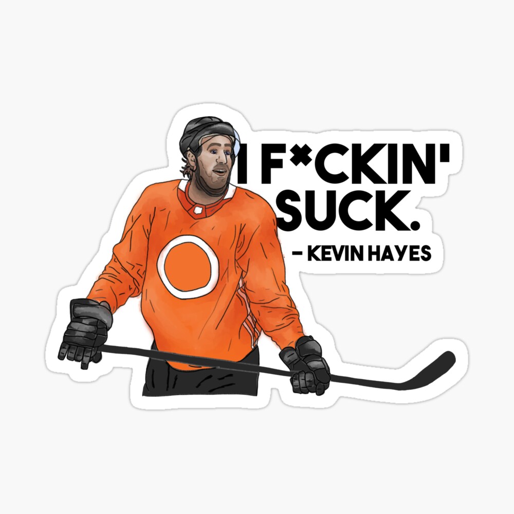 Kevin Hayes Chirp Sticker for Sale by nhljules