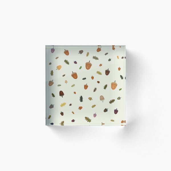 Acorns Acrylic Block