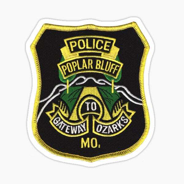 Artikelvorschau, Pappel Bluff Missouri Polizei entworfen und verkauft von Lawrence Baird.