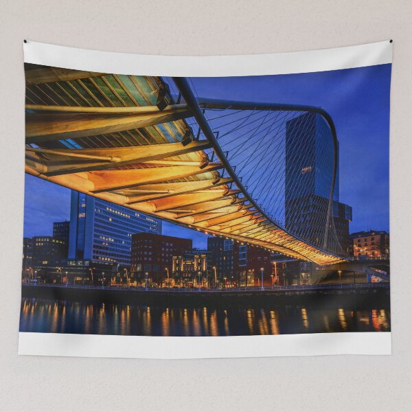 Item preview, Zubizuri Bridge Bilbao Spain designed and sold by PhotoArt by Joan Carroll.