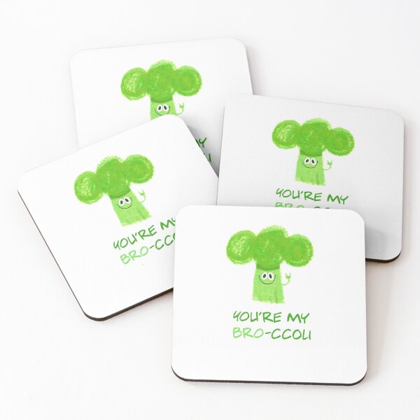 Item preview, You're my bro-ccoli - Vegan bros - vegan friends male funny designed and sold by Amir Abou-Roumié.