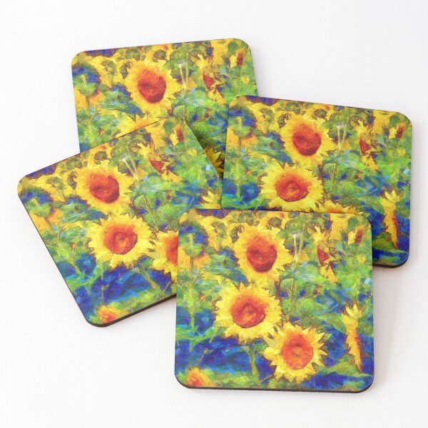 Item preview, Sunflowers Dance in a Field - Girasole   designed and sold by JanineRileyArt.