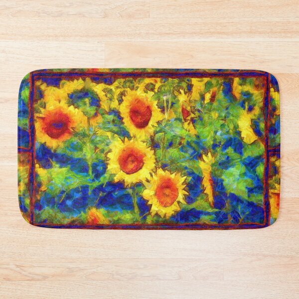 Item preview, Sunflowers Dance in a Field - Girasole   designed and sold by JanineRileyArt.