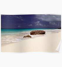 Early Evening at Surf Side Beach Poster