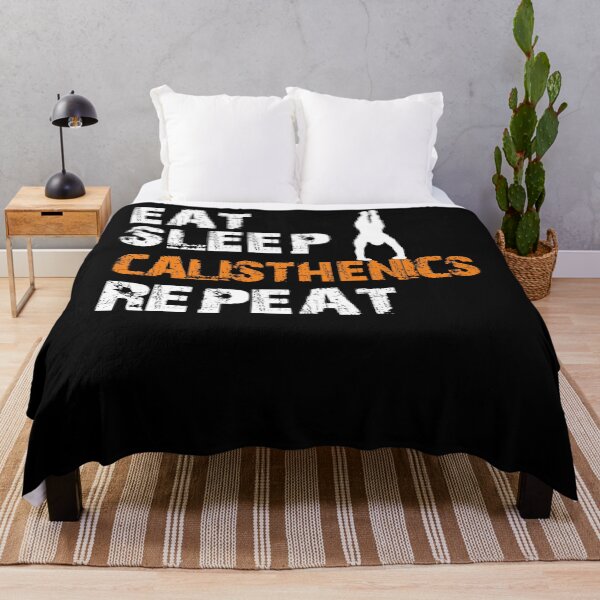 Item preview, Eat Sleep Calisthenics Repeat Body Workout Fitness designed and sold by CBShirtStar.