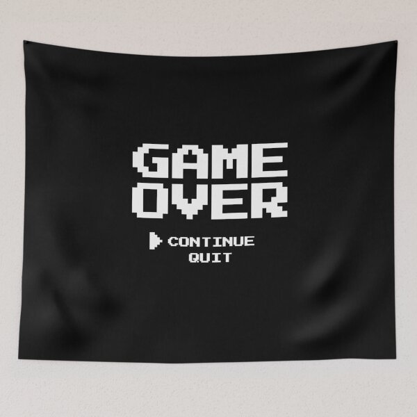 Item preview, Game Over Continue Quit designed and sold by Kolsab.