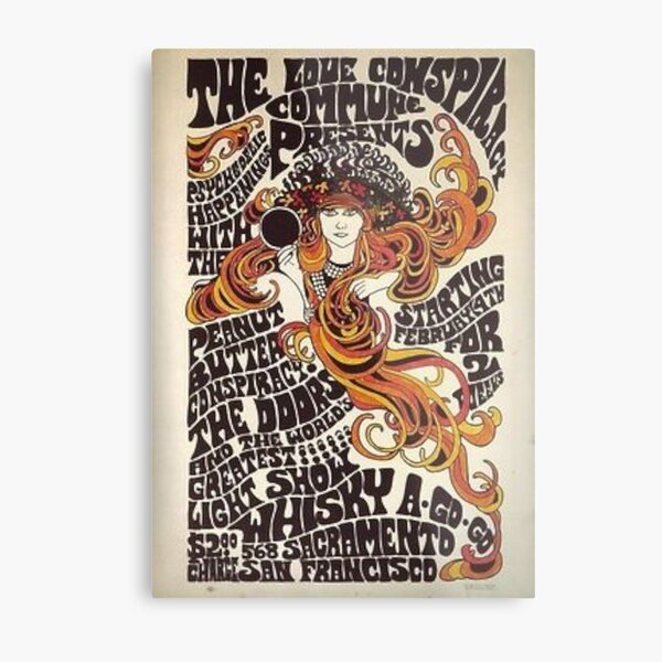 The Love Conspiracy Festival Poster Metal Print