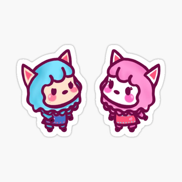Cyrus and Reese Animal Crossing Chibi Sticker