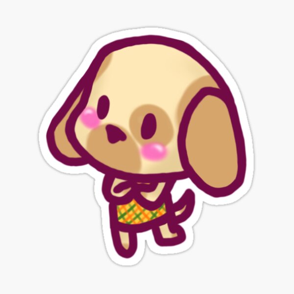 Goldie Animal Crossing Chibi Sticker