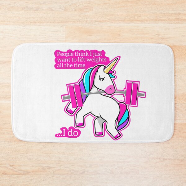 Item preview, Barbell unicorn , fitness unicorn, girls who lift designed and sold by Tim Addison.