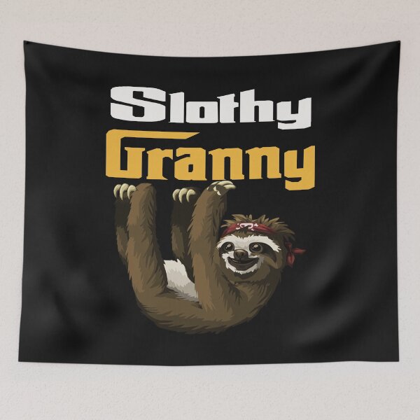 Item preview, Copy of Copy of  Funny Slothy Granny designed and sold by dara4uall.