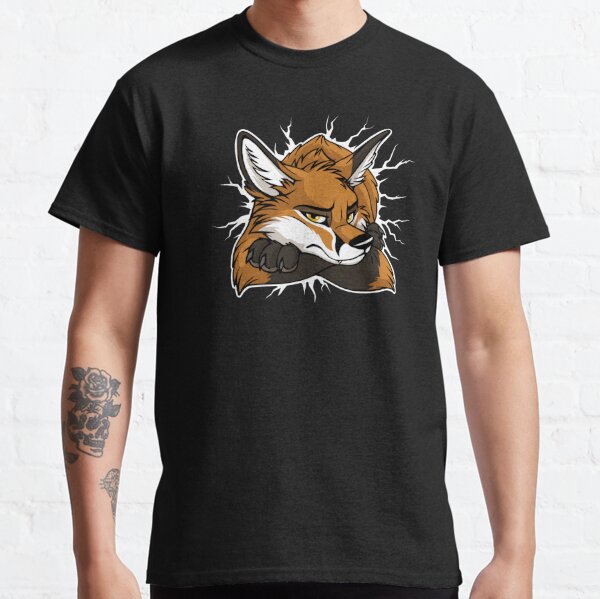STUCK Red Fox / Fuchs (white cracks) Classic T-Shirt
