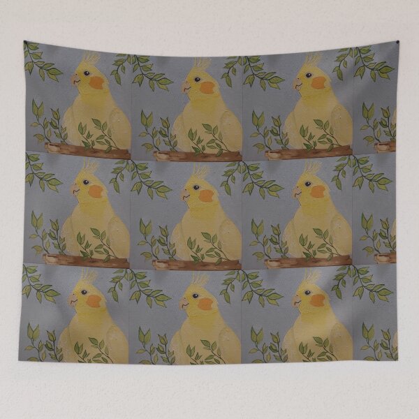 Item preview, Yellow Cockatiel designed and sold by wistfulart.