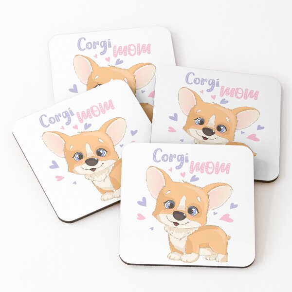 Item preview, Cute cartoon corgi puppy. Corgi Mom. Funny cartoon dog gift for mommy. designed and sold by IamCorgeous.