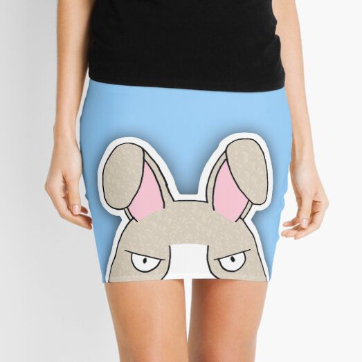 Angry Bunny Mini Skirt