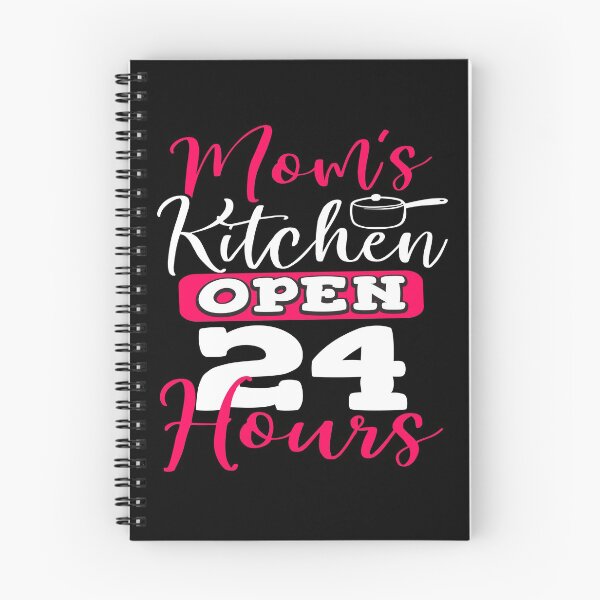 Item preview, Cooking Cook Baking Baker Joke Saying Gift Mom's Kitchen Open 24 Hours designed and sold by Maljonic.