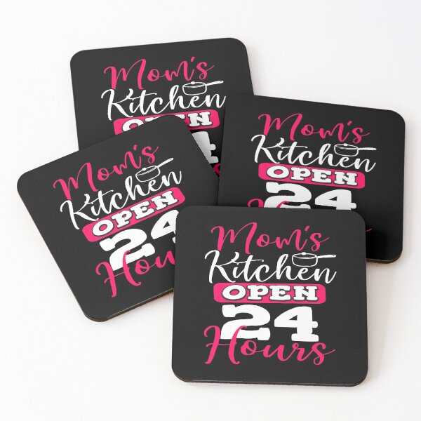 Item preview, Cooking Cook Baking Baker Joke Saying Gift Mom's Kitchen Open 24 Hours designed and sold by Maljonic.